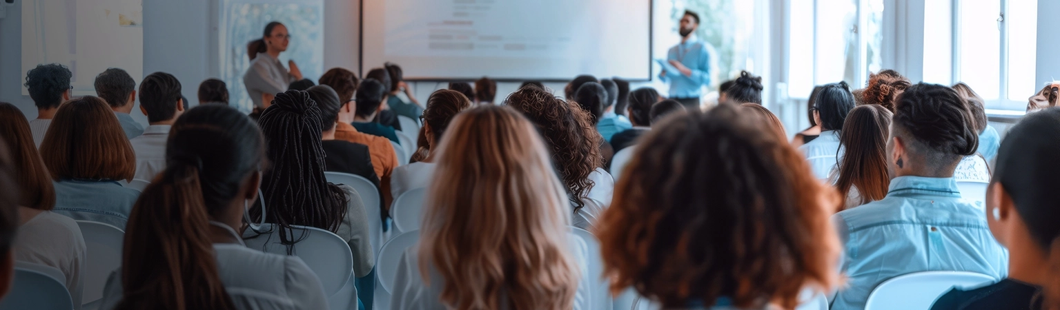 conference crowd